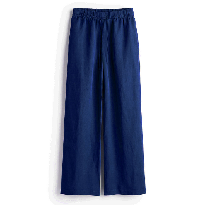 Versatile Drawstring Wide Trousers