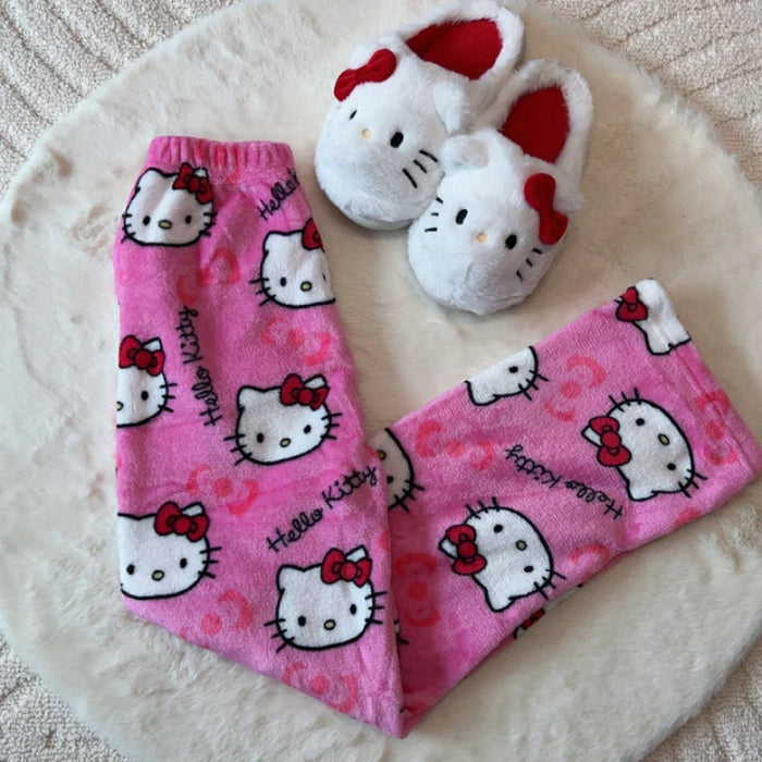 Cozy Kitty Printed Pajama Pants