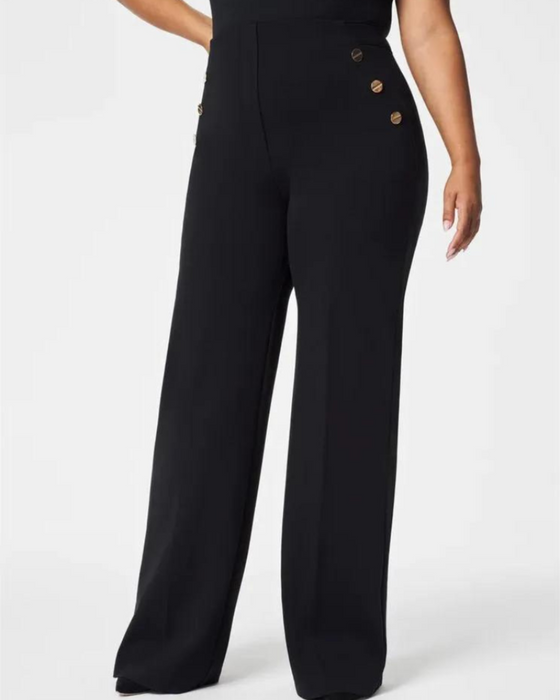 High Rise Wide Length Control Pants