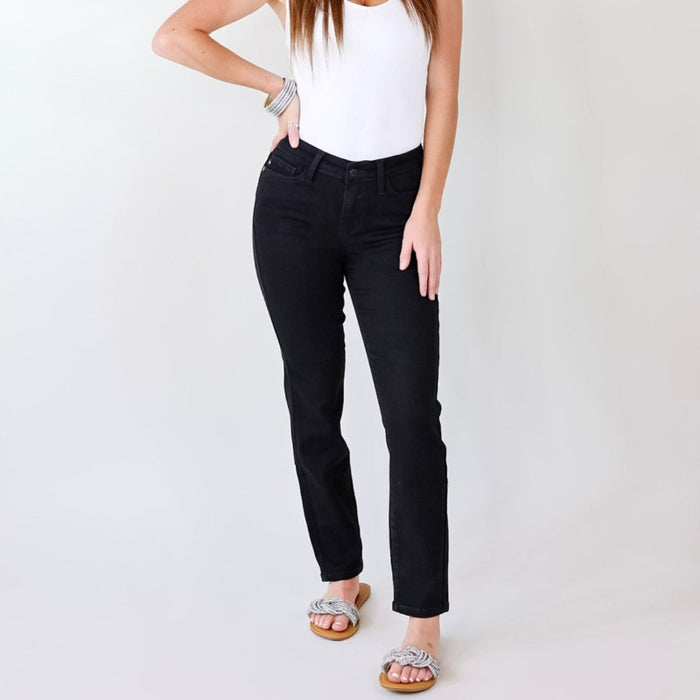 Judy Tummy Control Cuffed Stretchable Jeans